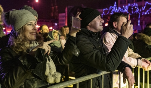 Sylwester na placu gen. Sikorskiego