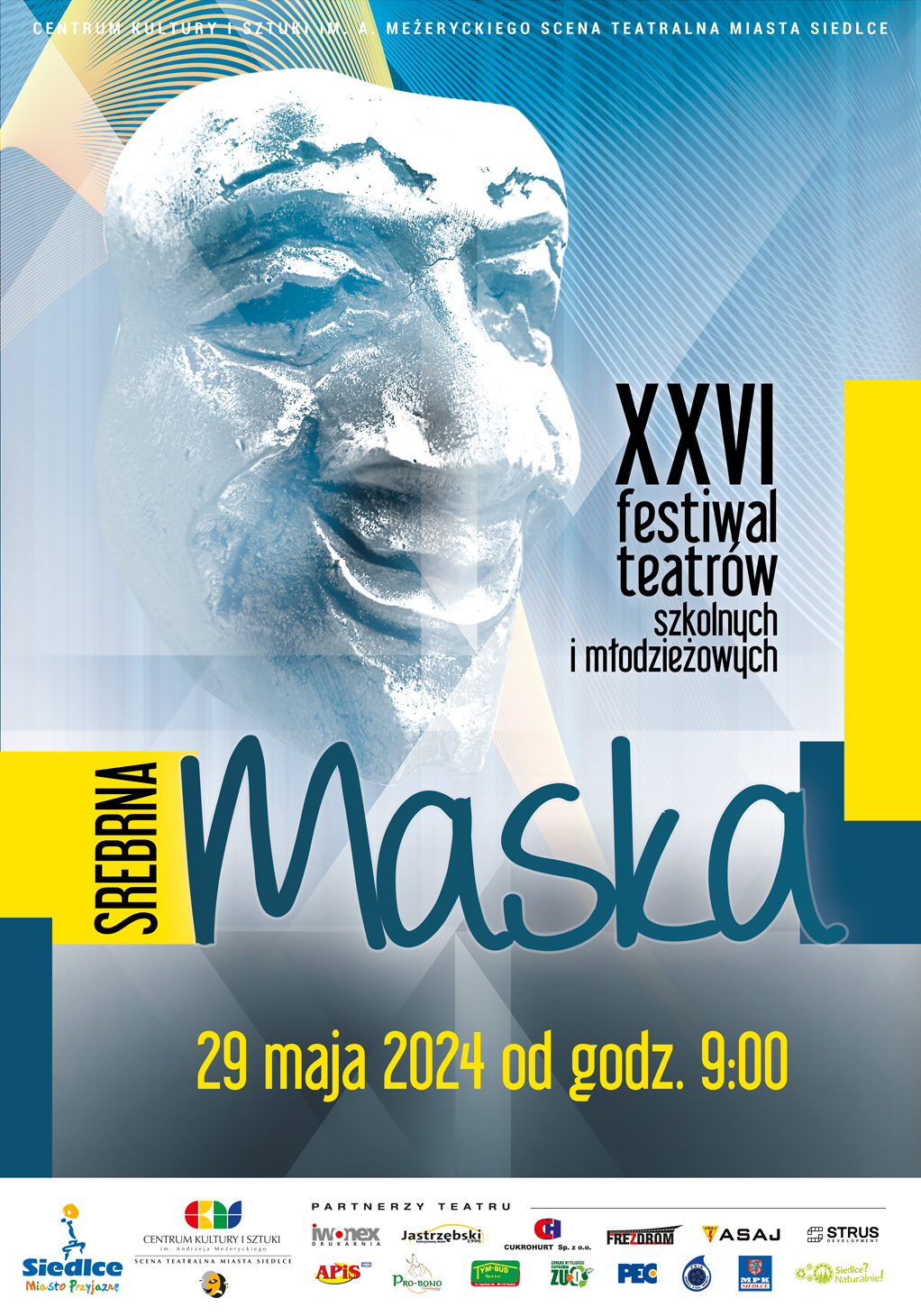 XXVI Festiwal Teatrów Dziecięcych i Młodzieżowych SREBRNA MASKA